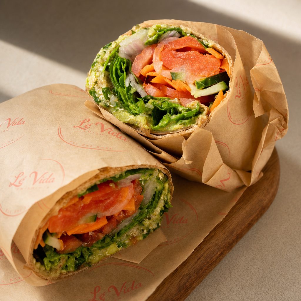Smoked Salmon Wrap.