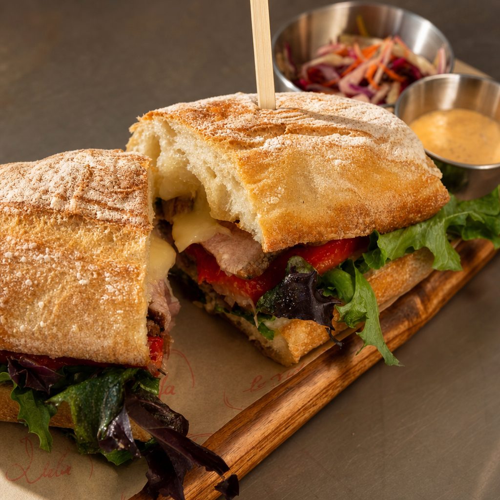 Roasted Beef Sandwich.