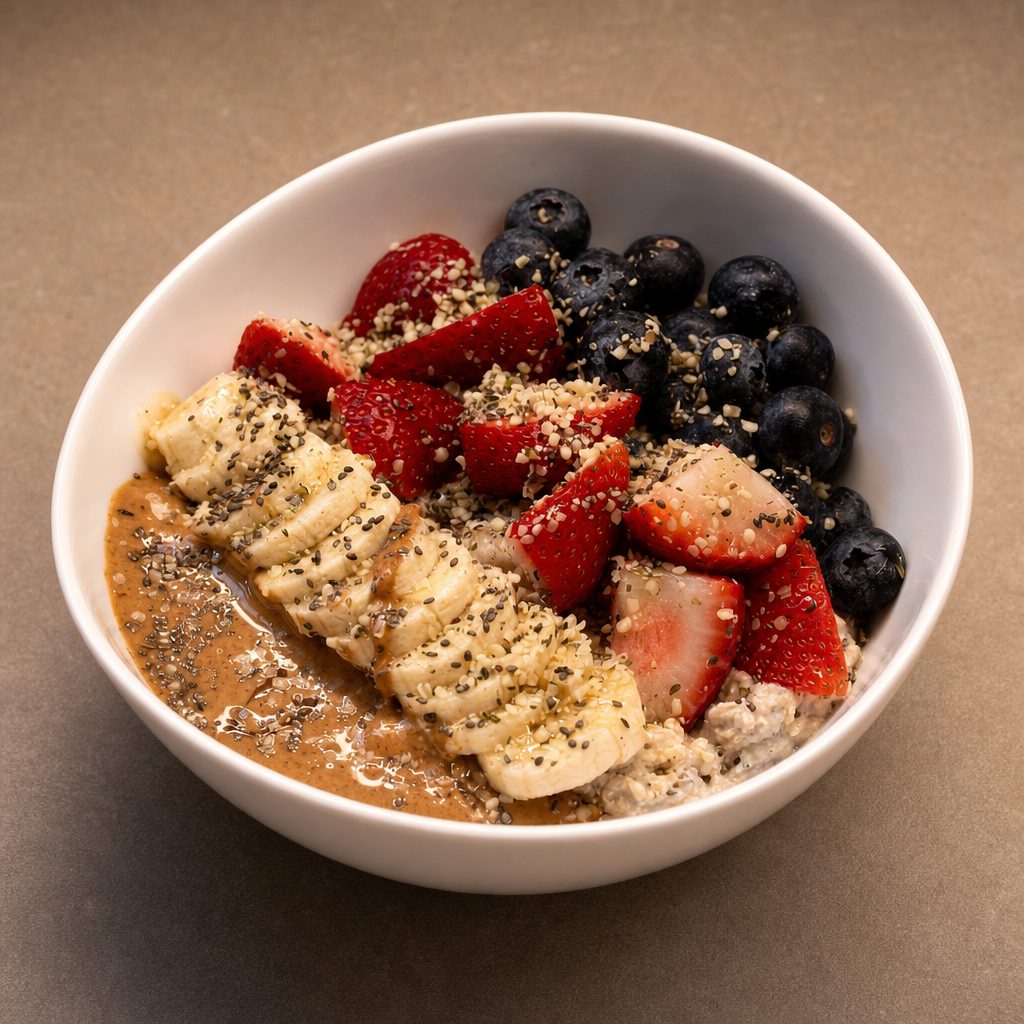 Banana Greek Yogurt Bowl.