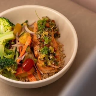 Roasted Salmon Bowl