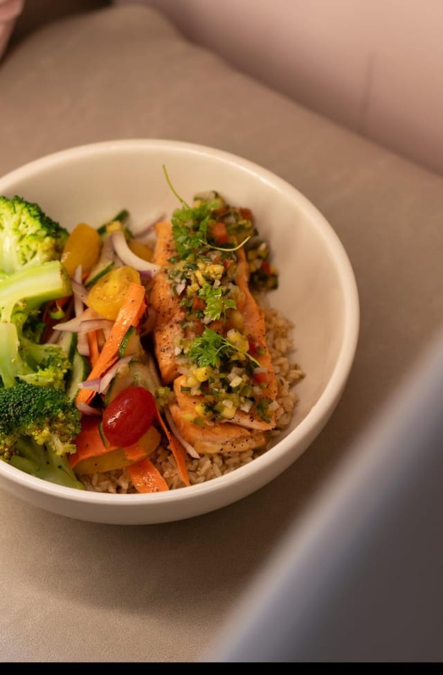 Roasted Salmon Bowl