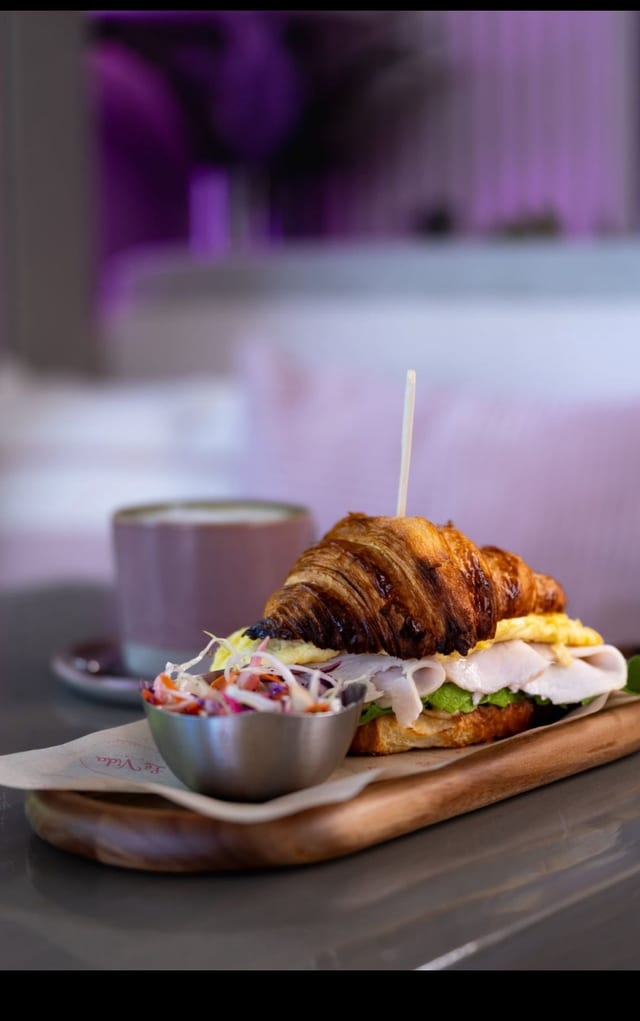 Turkey Ham Croissant Sandwich