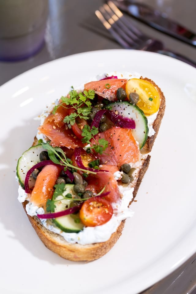 Smoked Salmon & Ricotta Toast